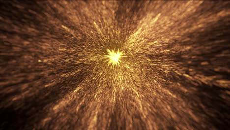 Abstrakte-Explosionsanimation-Mit-Partikelexplosionseffekt-Auf-Schwarzem-Hintergrund